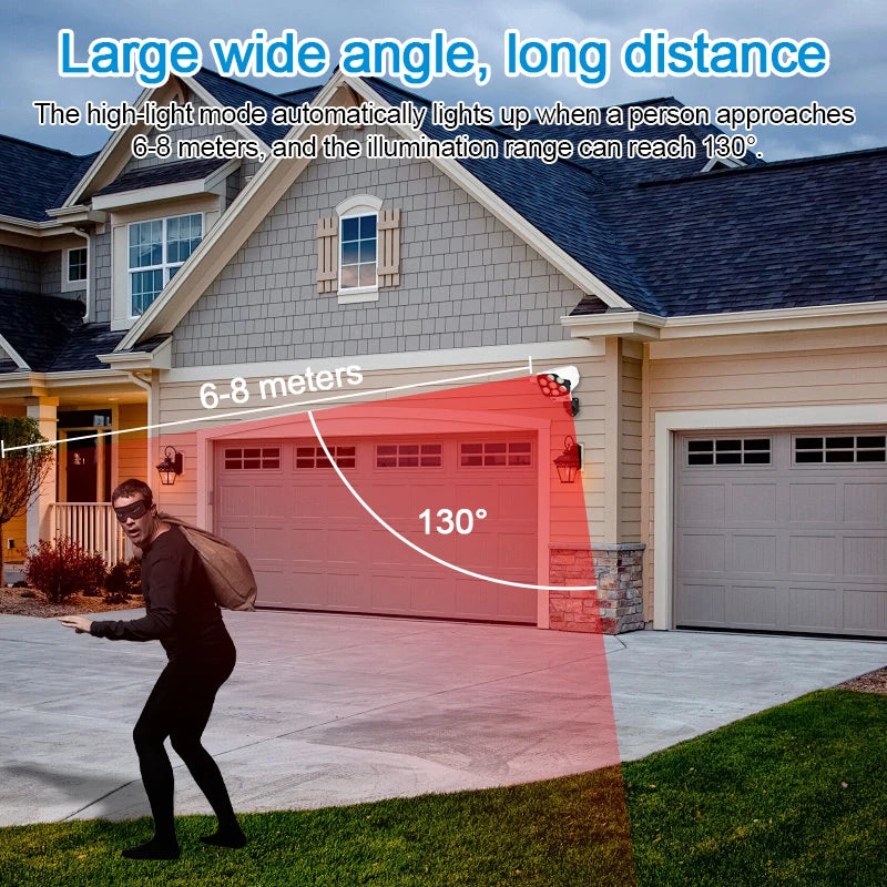 Solar Simulation Camera Lighting Motion Sensor Remote Control Fake Camera Waterproof Safety Light Outdoor Backyard Wall Lamp