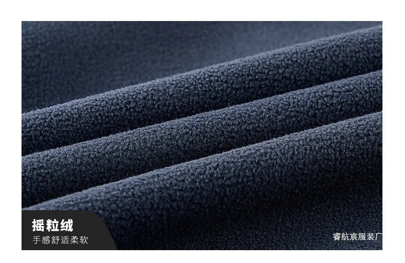 Men's Autumn Winter Fleece Jacket European-Style Hooded Warm Outdoor Thickened Couples' Coats New Arrivals