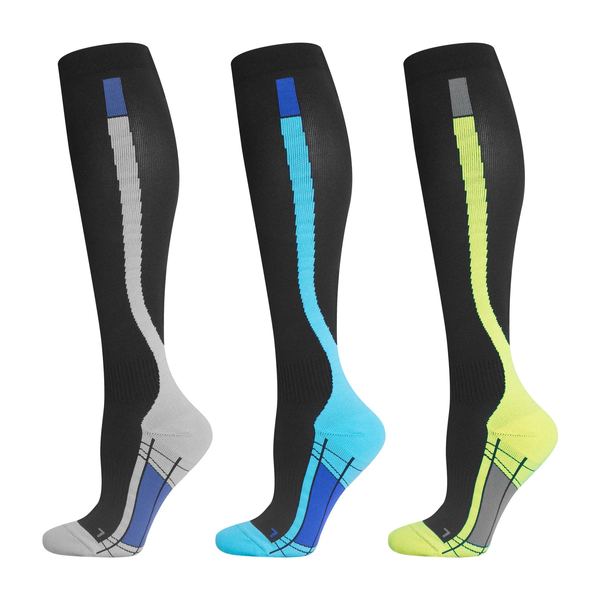 Men Sports Sock Women Breathable Compression Crossborder Supply Running Riding Cycling Knee Basketball Biking Hockey Soccer W101