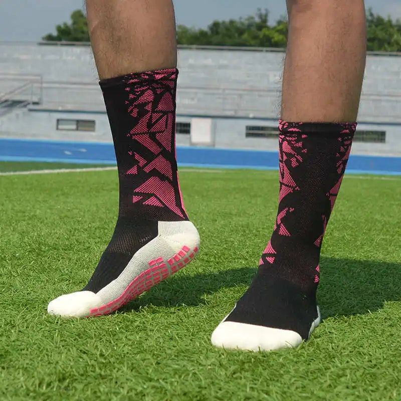 Sports Socks Anti-Slip Football Soccer Socks Thickened Breathable Football Socks Men Women Outdoor Running Cycling calcetines