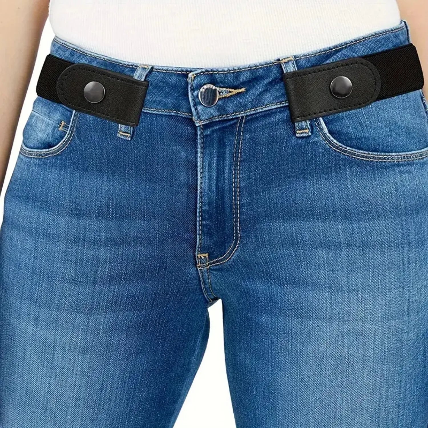 Trendy No Buckle Elastic Waist Belt For Men - Adjustable And Comfortable Solution For Jeans , Ideal Choice for Gifts