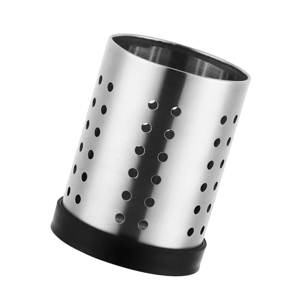 Cutlery Holder Organizer Flatware Holder Drainer Spoon Fork Chopsticks Storage Basket StainlessSteel Rack home Kitchen Appliance