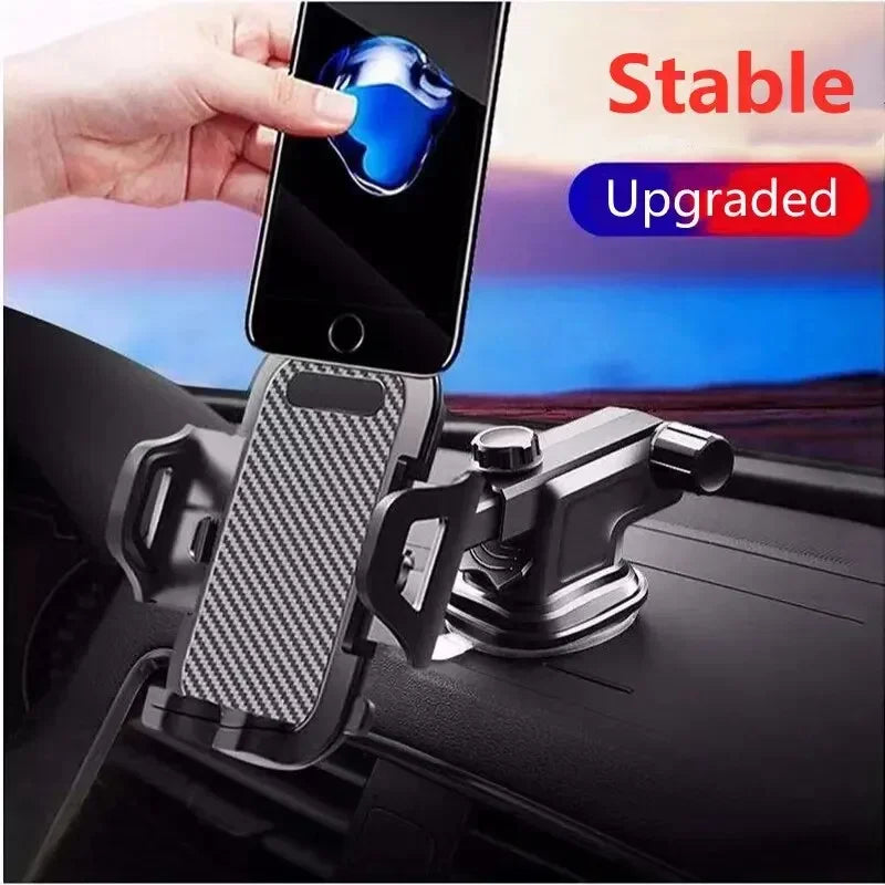 NEW 360° Rotation Car Phone Holder Sucker Mount Cellphone Stand Stable Suction Cup Support in Car Universal Mobilephone Bracket