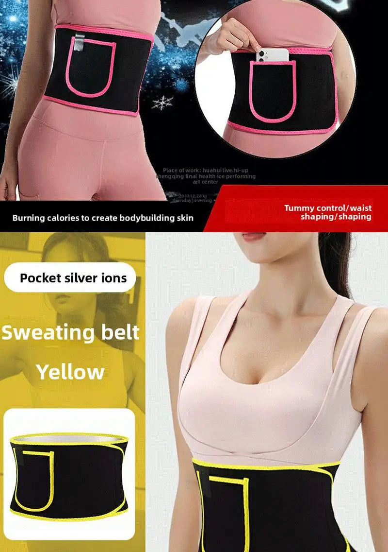 Waist Trainer Belt for women Fat burning Sauna Sweat Belt for Weight Loss Waist Trimmer Slimming Belt
