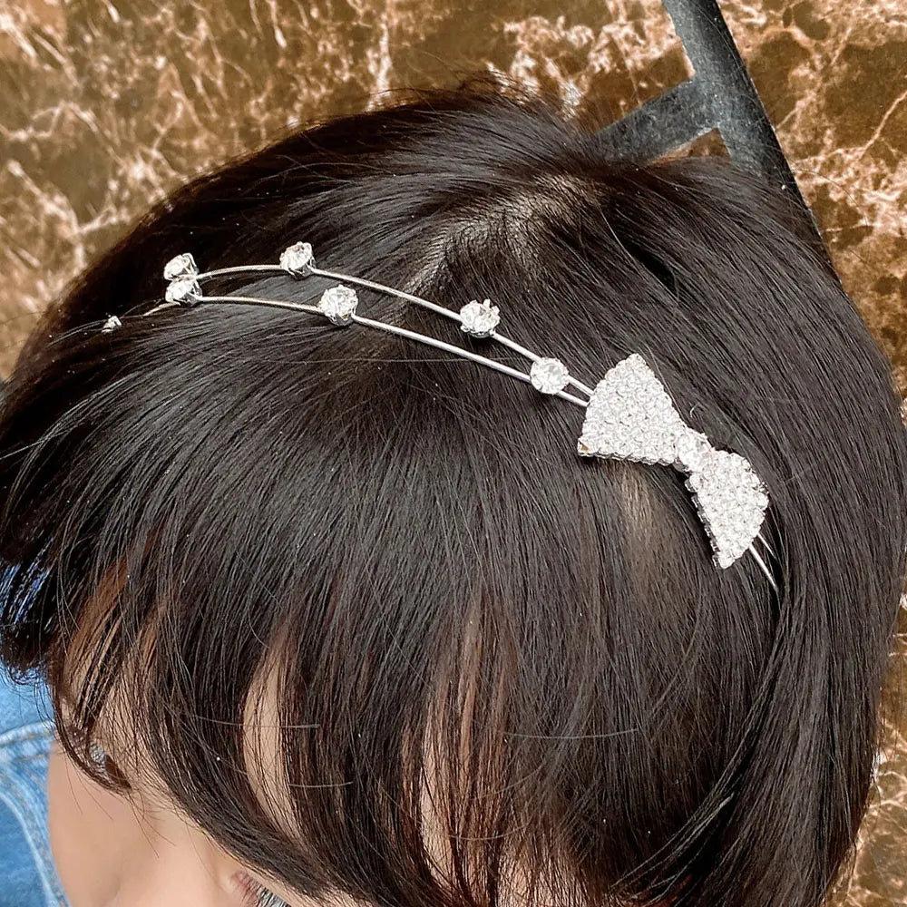 Princess Children's Tiara Red Bride Crown Floral Wedding Bridal Hair Accesories Golden Hair Jewelry Headdress