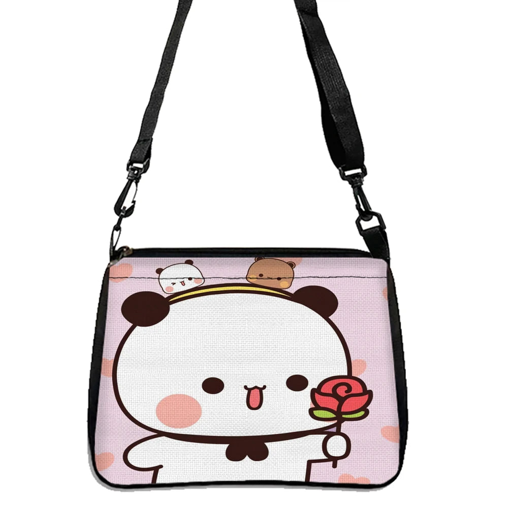 Women Shoulder Bag  Bubu Dudu Print Large Capacity Shopping Bags for Lady Cartoon Grocery Tote Bag Handbags 10.11