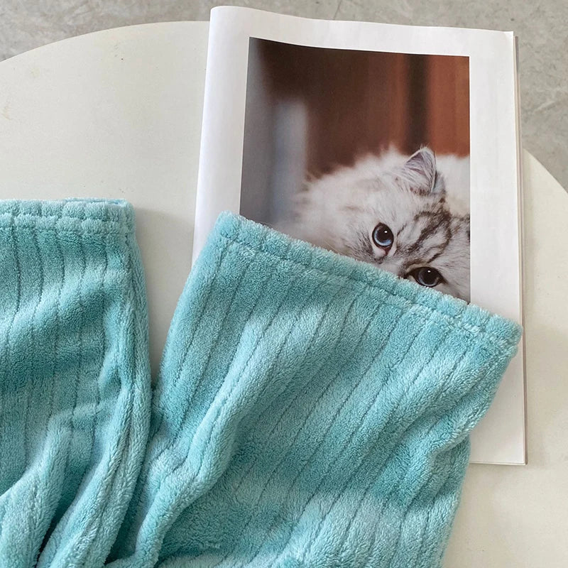 Autumn Women Solid Warm 2 Piece Sets Thicken Velvet Ribbed Fleece Set Pullover And Pants Women Casual Pajama Sets 2023