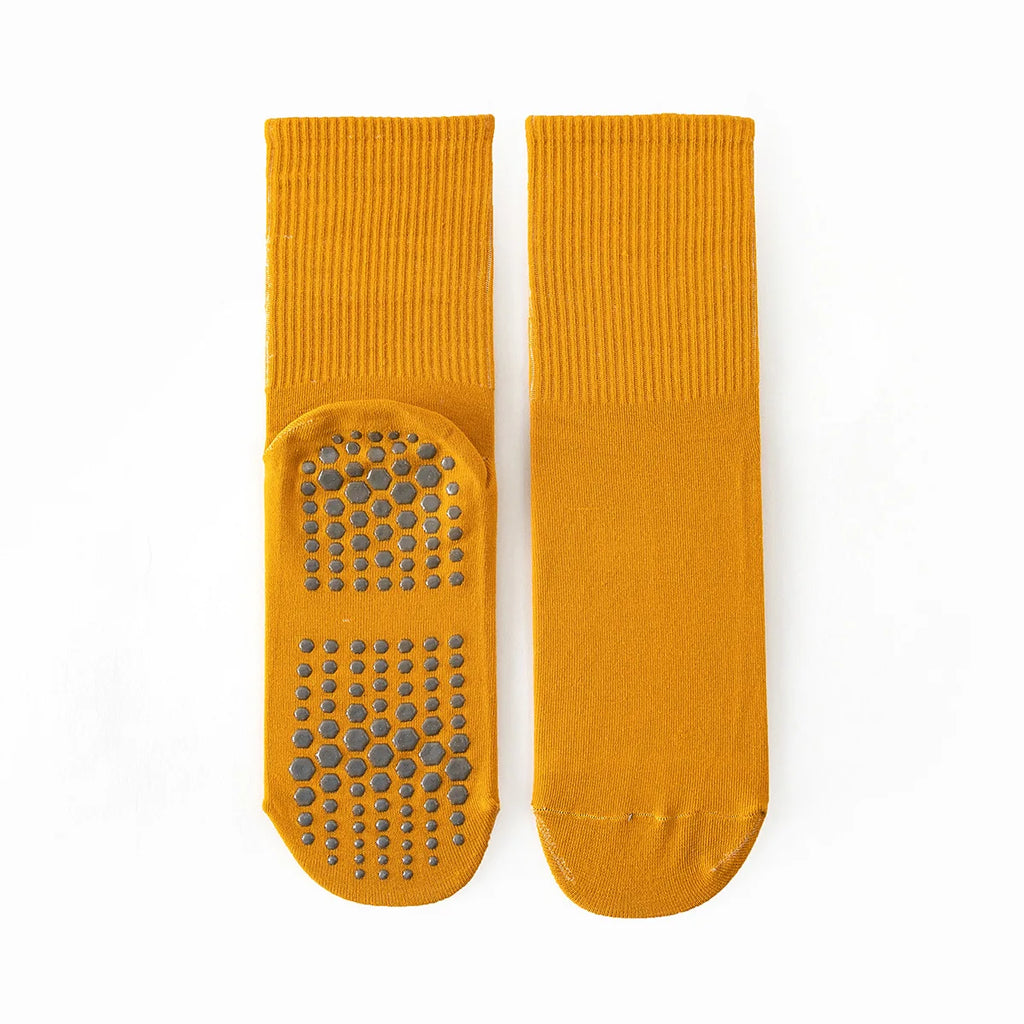 1Pair Yoga Socks for Women Nylon Pure Cotton Non Slip Section Bandage Sports Ballet Dance Sock Moisture Absorption Perspiration