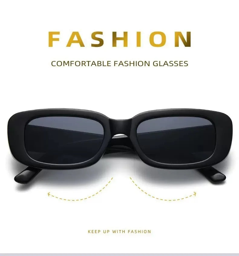 New Small Sunglasses Women Men Trendy Vintage Brand Designer Hip Hop Square Green Sun Glasses Female Eyewear UV400