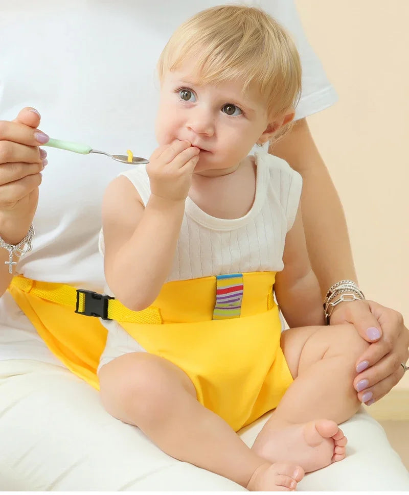 Child Seat Harness Foldable & Portable Baby Meal Strap with Safety Fixed Belt Toddler Safety Belt for Baby Dining Chair