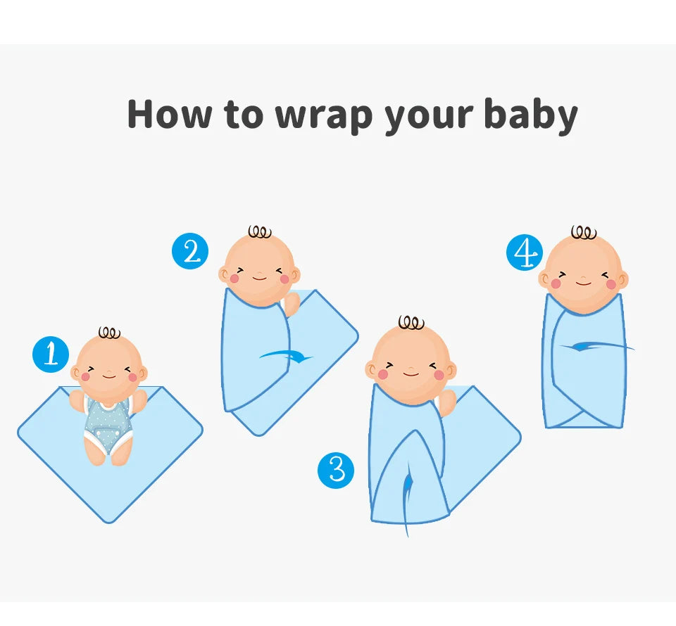 Baby Blankets Cotton Newborn Boys Girls Swaddle Wrap Quilts For Stroller Bedding 102*82cm Children Cellular Ultra-Soft Knitted