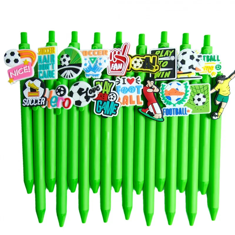 6/12/18 Football Sports Series Writing Office Ballpoint Pen Creative Football Theme Black Ink Desktop Accessories Essential for