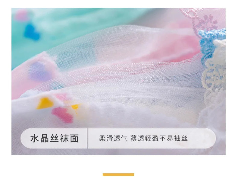 1 Pair Soild Color Thin Lace Mesh Socks for Baby Children Girls Summer Dresses Paired with Princess Socks Baby Clothing