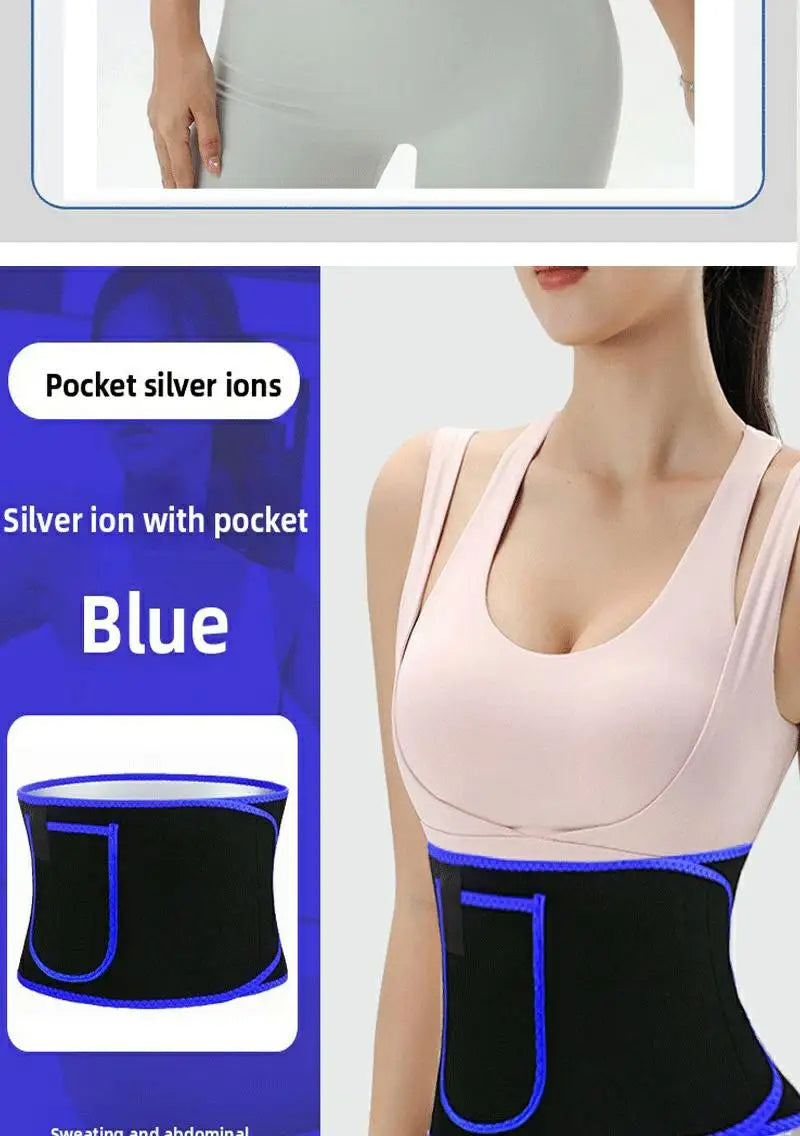 Waist Trainer Belt for women Fat burning Sauna Sweat Belt for Weight Loss Waist Trimmer Slimming Belt
