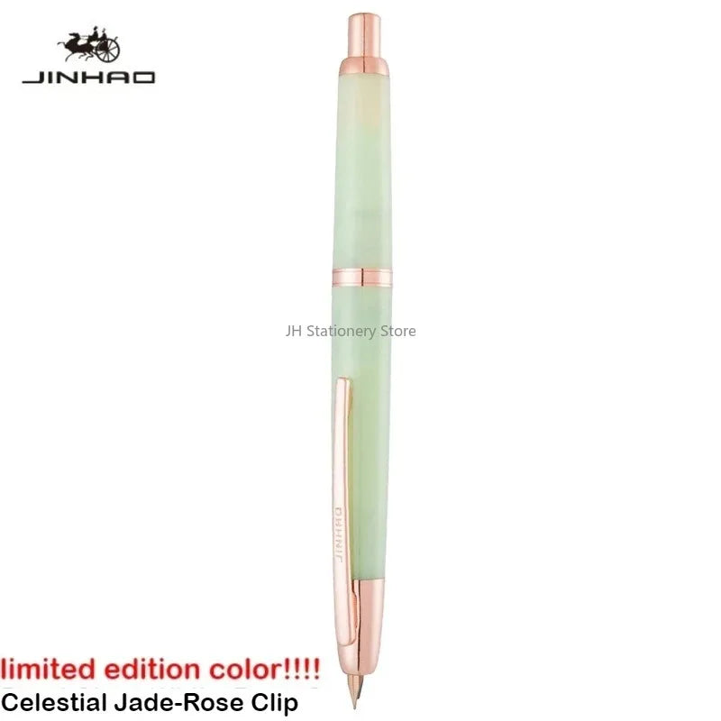 Burgundy Limited Edition!!! JINHAO 20 Press Fountain Pen Retractable Writing Ink Converter Office Supplies PK 10 A1 Stationery