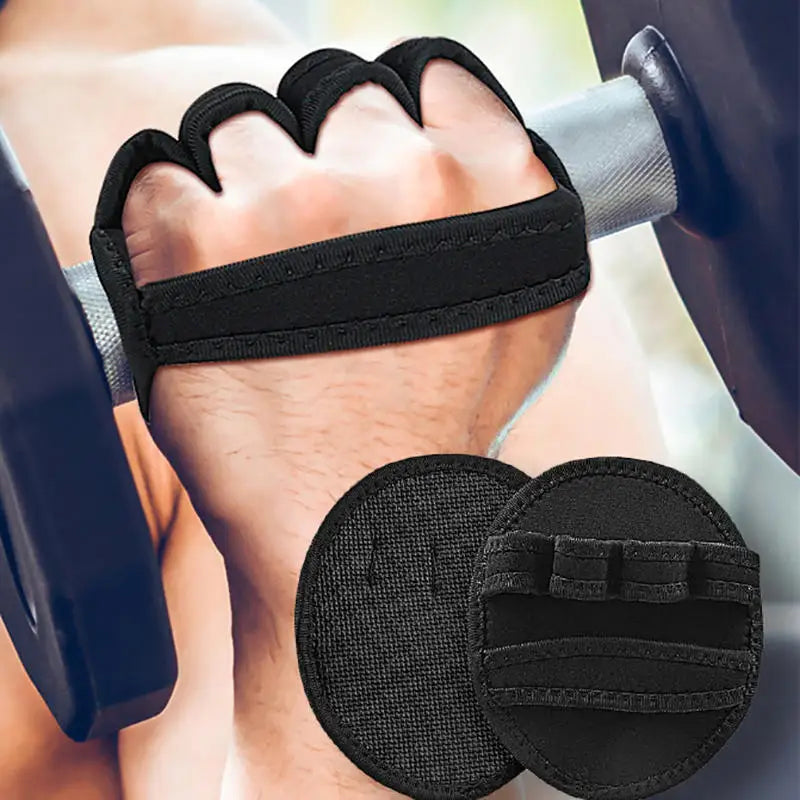 1/2 Pairs Powerlifting Gym Gloves Breathable Horizontal Bar Booster Gloves Weightlifting Palm Guard Fitness Glove For Men Women