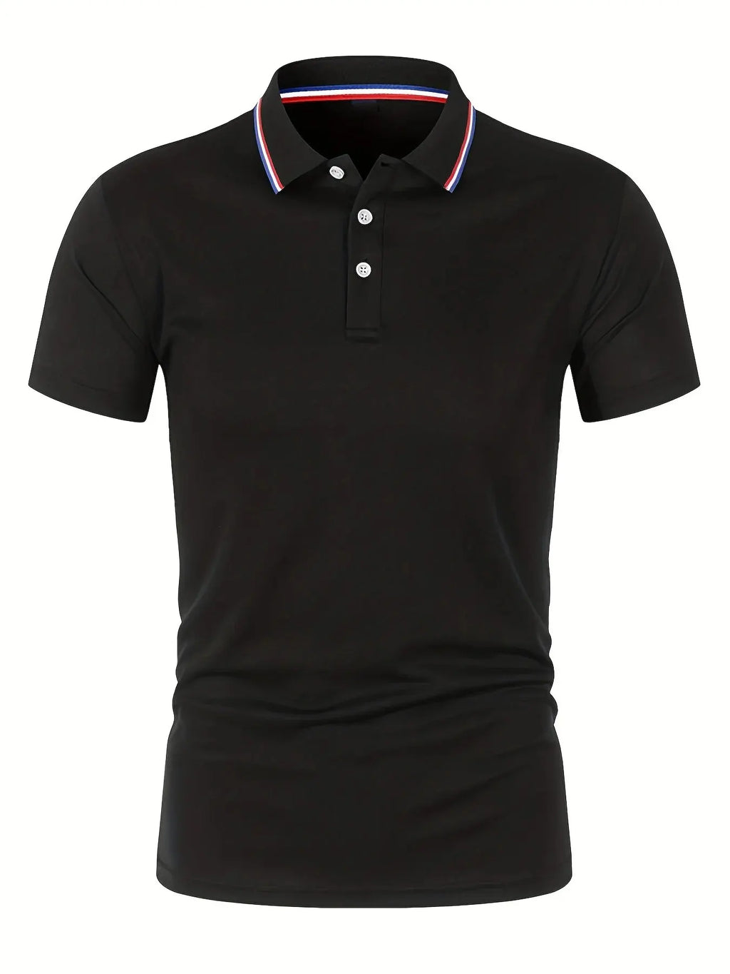 2025 Hot Sale Men's Summer Casual Breathable Comfortable Polo Shirt Men's Solid Color High Quality Short Sleeve T-Shirt
