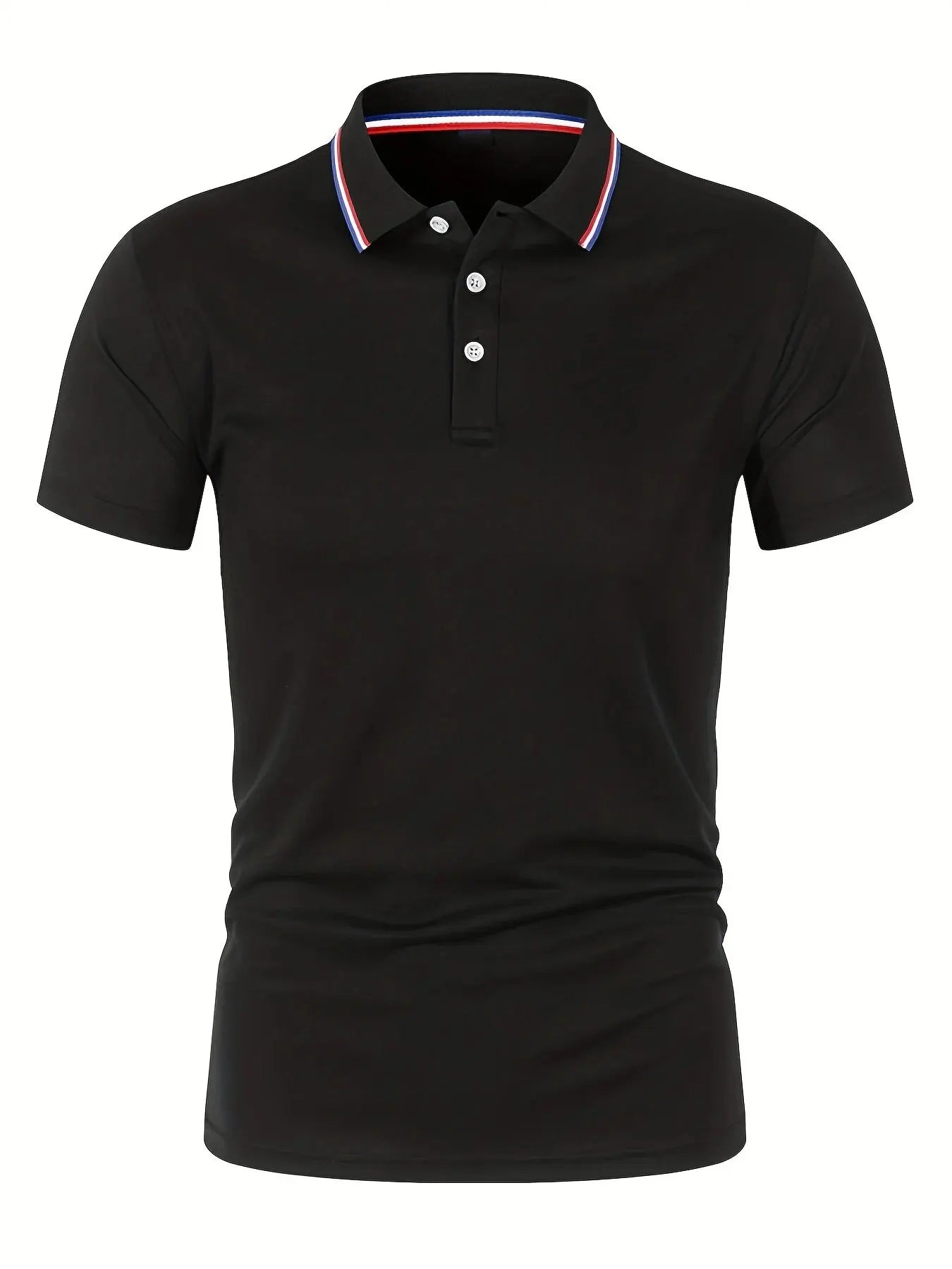 2025 Hot Sale Men's Summer Casual Breathable Comfortable Polo Shirt Men's Solid Color High Quality Short Sleeve T-Shirt