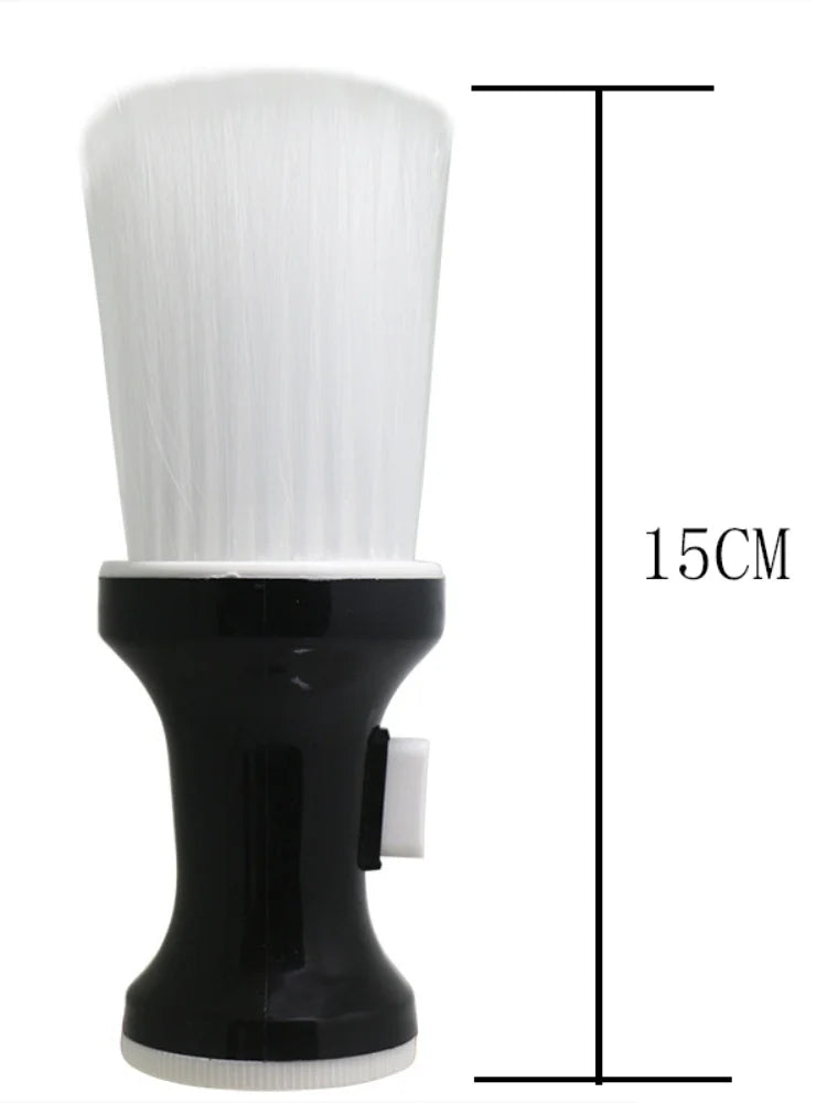 Barber Shop Broken Hair Duster Brush Black Hairdressing Wipe Neck Hair Cleaning Duster Hair Cutting Shaving Brush Styling Tools