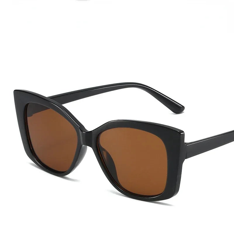 New Fashion Cat Eye Sunglasses Female Luxury Brand Designer Sun Glasses for Women Travelling Sun Shades Glasses High Definition