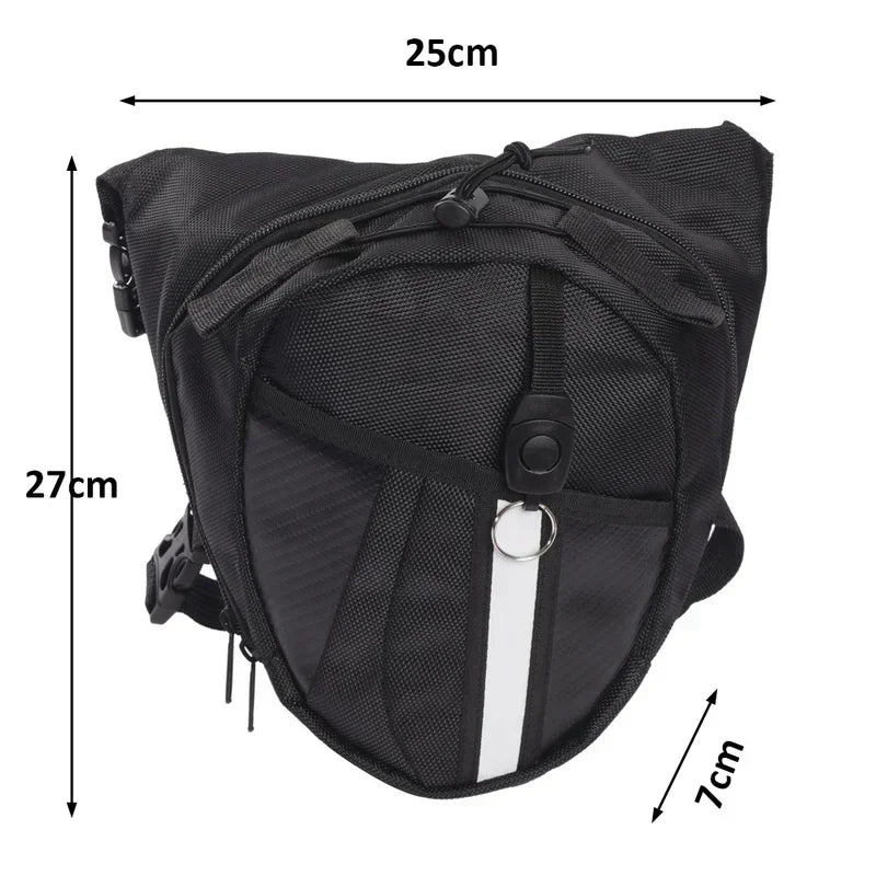 Motorcycle Leg Bags Waterproof Waist Pack Men Fanny Thigh Canvas Belt Outdoor Bike Hot Man Adjustable Leg Bag Package Moto Bag