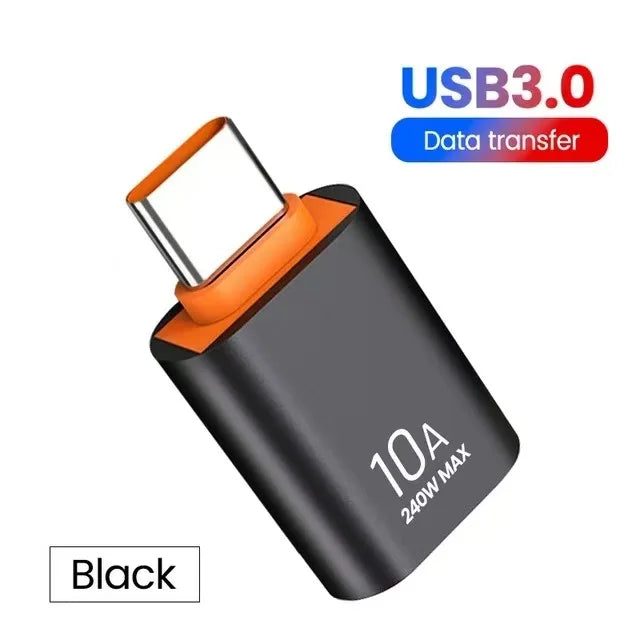 USB-C OTG Adapter – USB 3.0 Fast Charging & Data Transfer Converter
