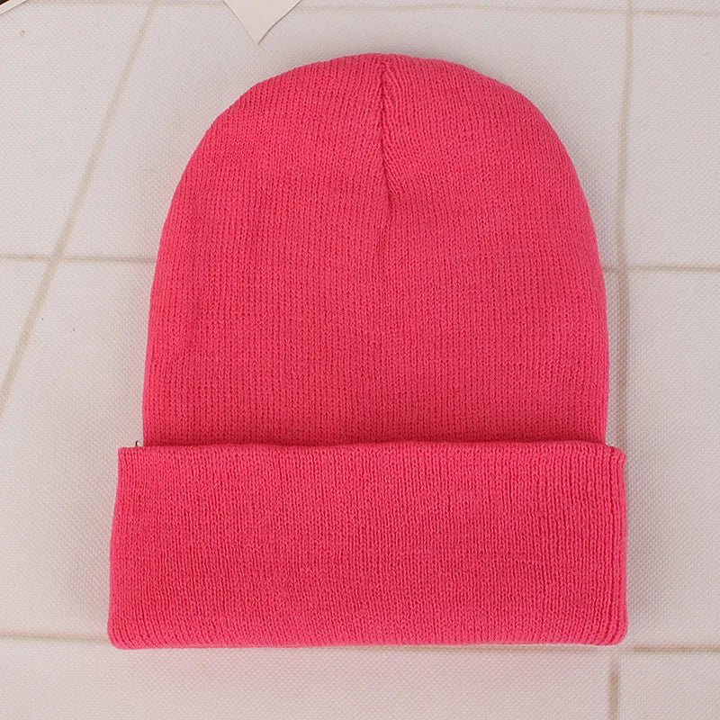 Winter Hats Unisex New Beanies Hat Knitted Solid Cap For Women Men Autumn Female Beanie Warmer Bonnet Men Casual Cap Wholesale
