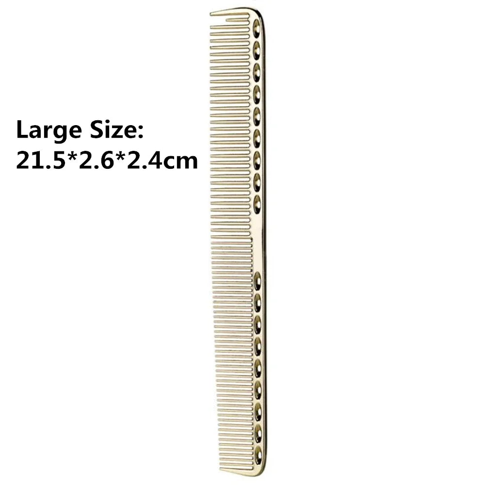 Space Aluminuml Hair Comb Pro Hairdressing Combs Расческа Для Волос Hair Cutting Dying Hair Brush Barber Tools Salon Accessaries