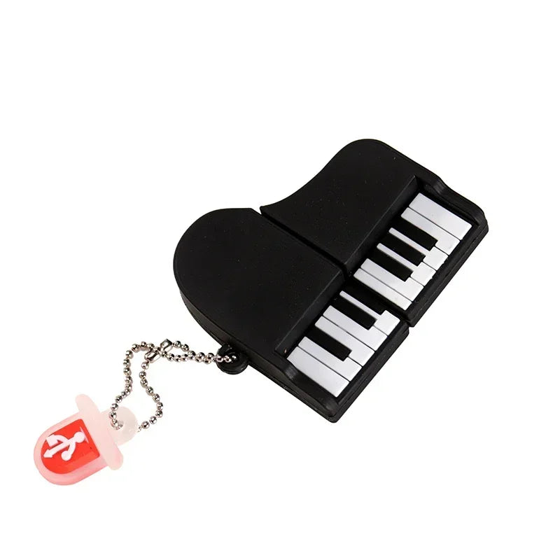 Cartoon Cle Usb Pendrive Guitar Piano Accordion USB Flash Drive  128GB 64GB 32GB 16GB 8GB 4GB USB 2.0 Memoria Stick Pen Drive