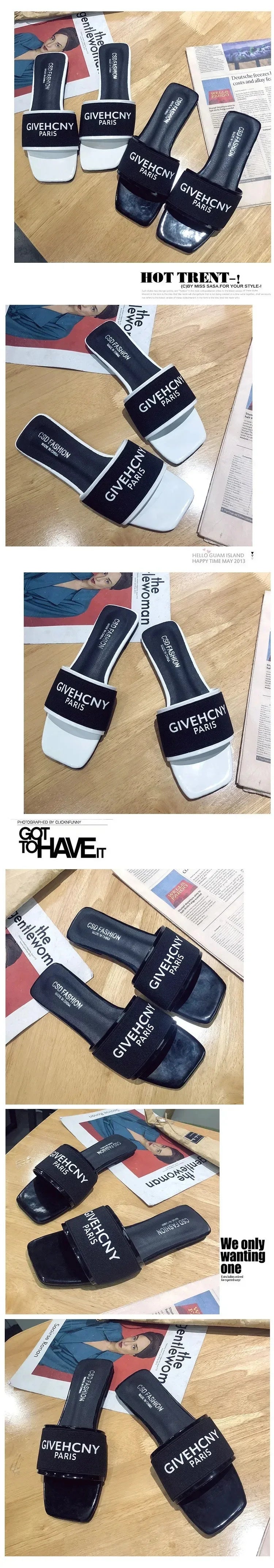Women's Slippers Brand Summer Sandals 2025 Outdoor Fashion Women's Slippers Casual Party Beach flip-flops Beach Slippers