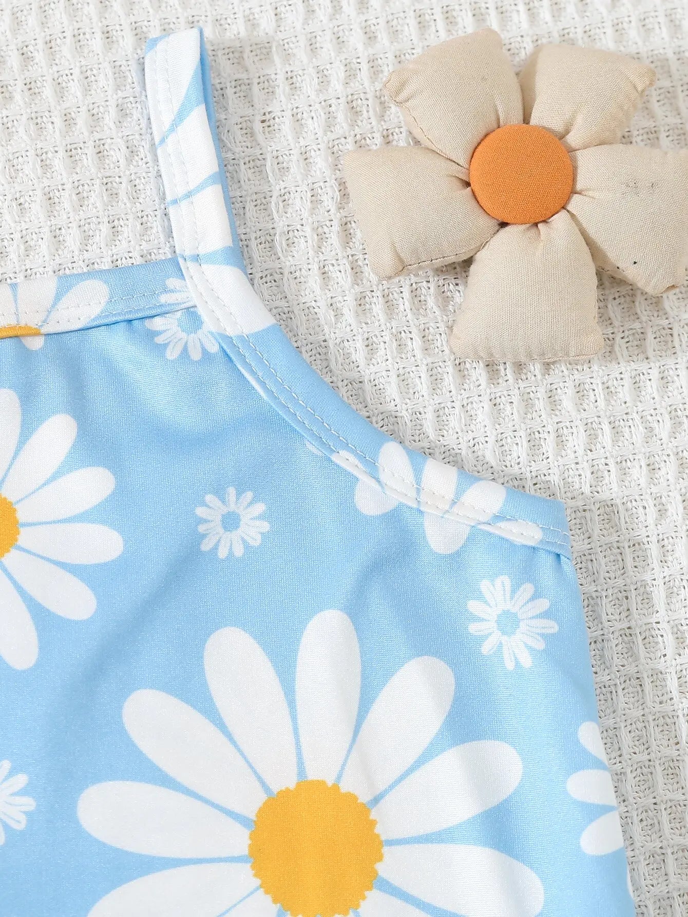 3Pairs/Lot Summer Baby Girl Newborn Baby Sling Onesie 3 Pieces Cute Polka Dot Flower Pattern Cool Breathable Comfortable Onesie