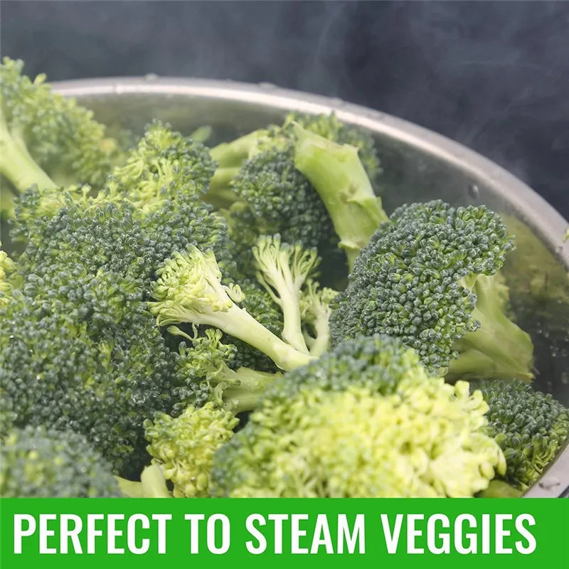 Stainless Steel 304 Steamer Basket With Silicone Feet for Pressure Cooker Accessories with Instant Pot Kitchen Food Strainer