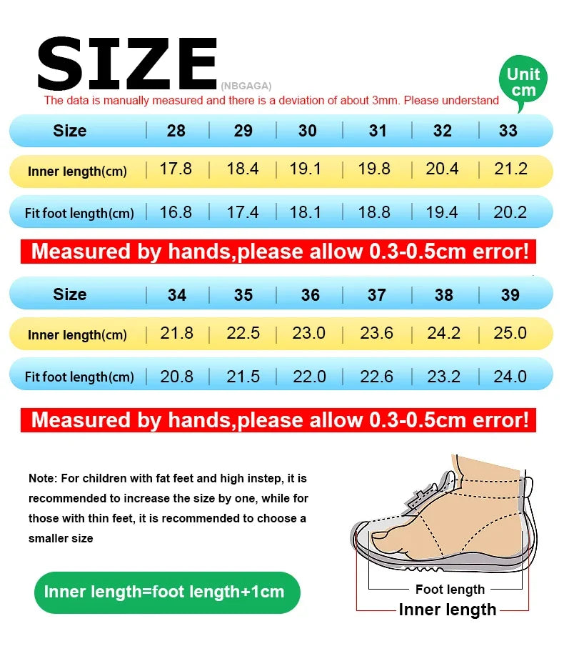 Children's Sneakers Kids Fashion White Sports Casual Shoes Boys Girls Non Slip Tennis Outdoor Comfortable Walking Footwear