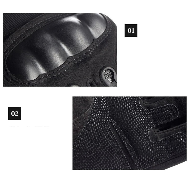 Tactical Gloves Cycling Men Women Half Finger Hard Shell Gloves Spring Summer Training Combat Protection Motorcycle Gloves Climb