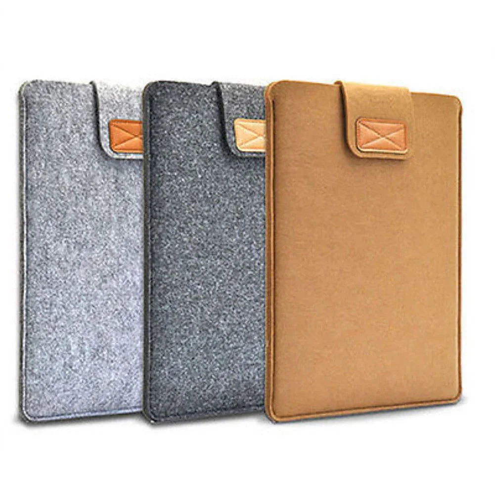 Felt Laptop Sleeve Bag For iPad Tablet E-reader Pad  Protective Case Portable Felt Inner Bag