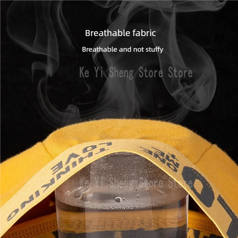 5-piece men's underwear, briefs, letters, breathable and comfortable set, multiple colors, L-4XL