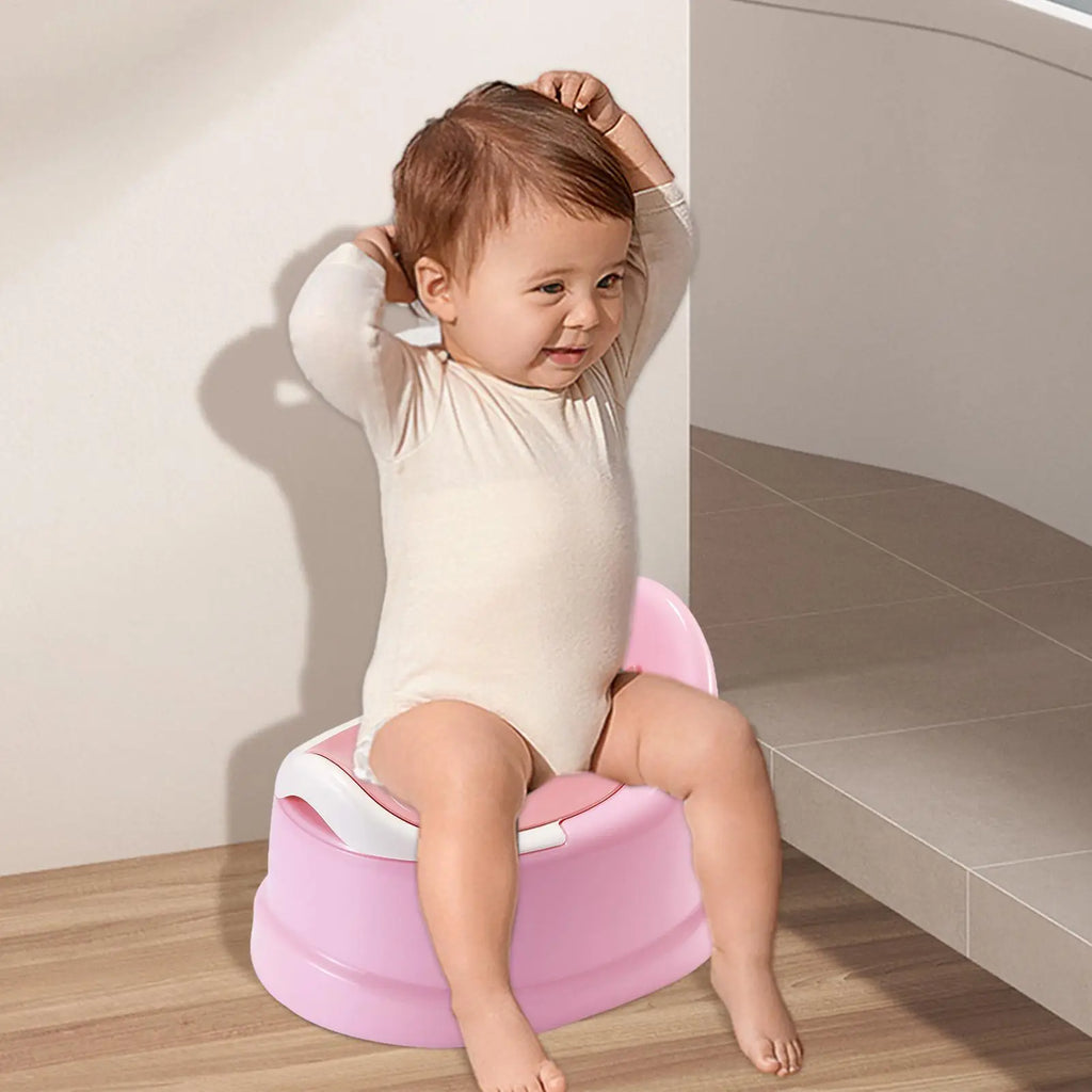 hot Toddler Potty Baby Toilet Trainer Portable Training Toilet For Travel Stable And Safe Oval Bottom Design Non Slip Potty