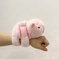Capybara Fox Plush Wristband, Soft Animal Doll Toy, Cute Christmas Gift for Kids