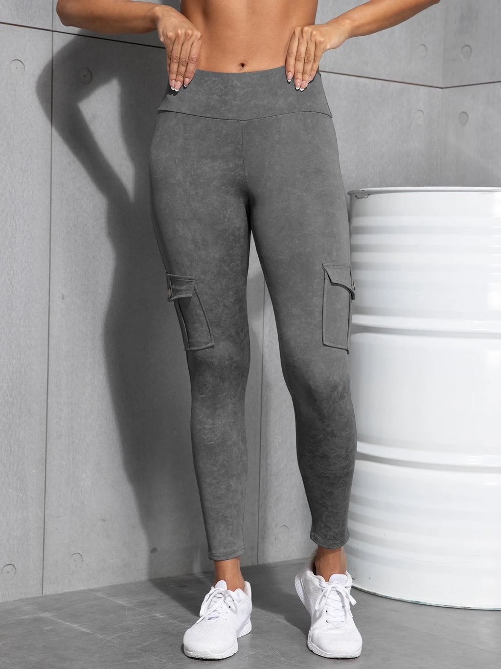 CHRLEISURE Seamless Yoga Pant with Pocket Women's Hip Lifting Sport Leggings Gym High Waist Fitness Tight Elastic Slim Workwear