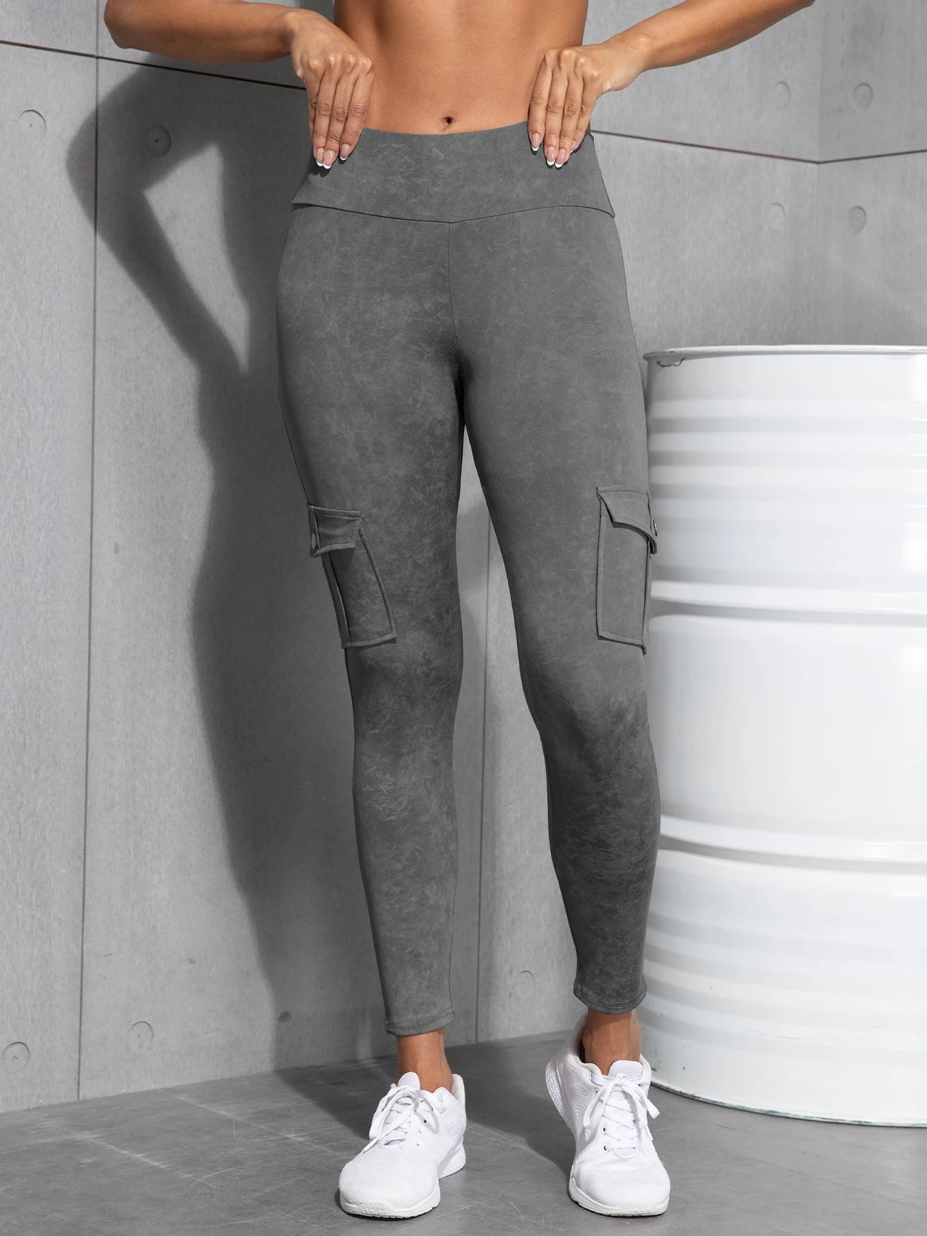 CHRLEISURE Seamless Yoga Pant with Pocket Women's Hip Lifting Sport Leggings Gym High Waist Fitness Tight Elastic Slim Workwear