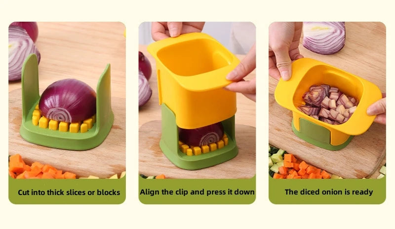 French Fries Cutter Multifunctional Cucumber Potato Slicer Household Hand Pressure Onion Dicer Kitchen Tools Vegetable Chopper