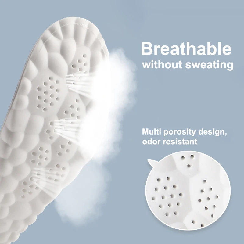 Elastic Sport Insoles – Breathable Arch Support Cushion Pads