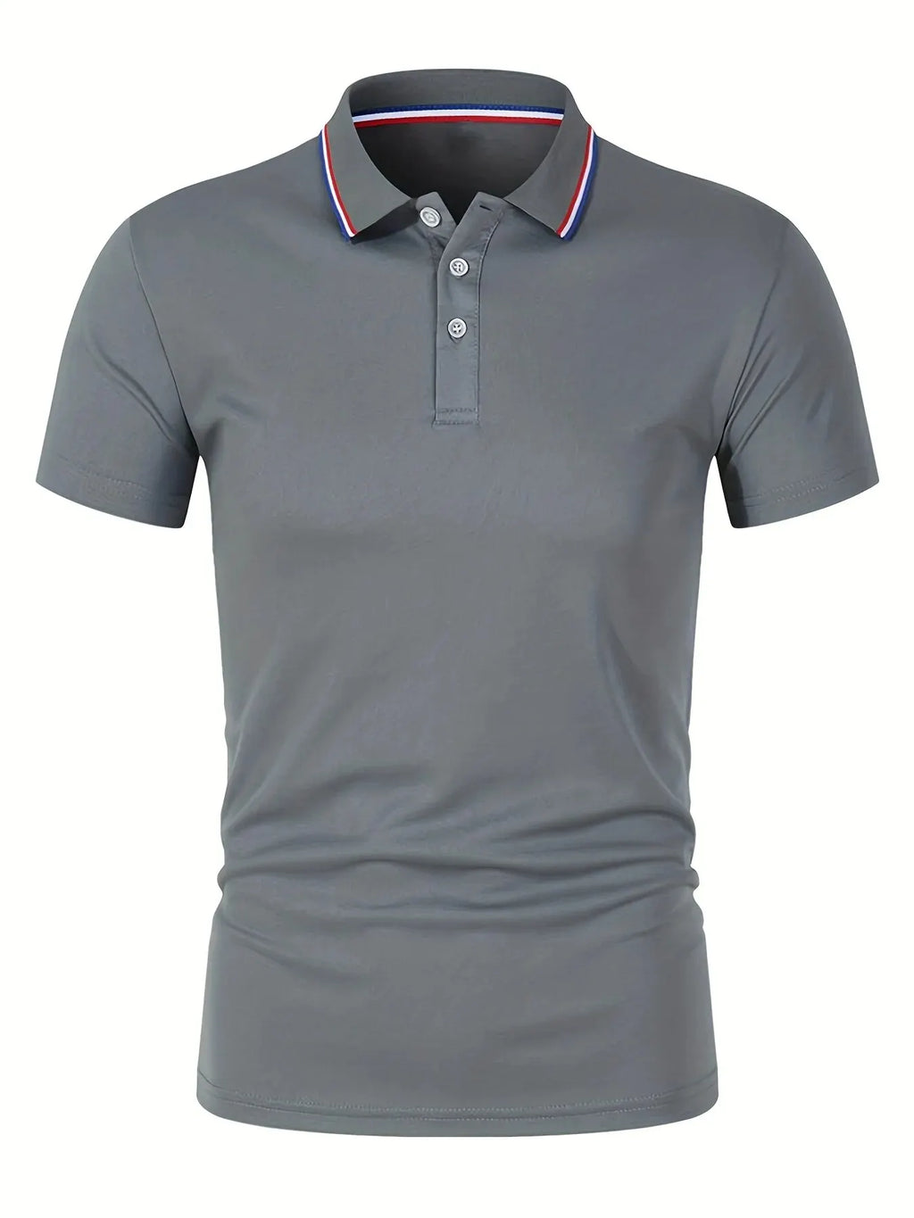 2025 Hot Sale Men's Summer Casual Breathable Comfortable Polo Shirt Men's Solid Color High Quality Short Sleeve T-Shirt
