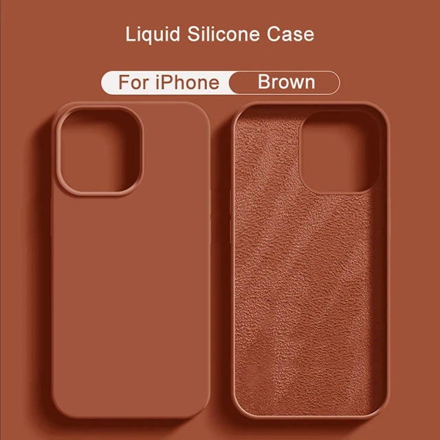 Liquid Silicone iPhone Case – Soft Touch Shockproof Protective Cover