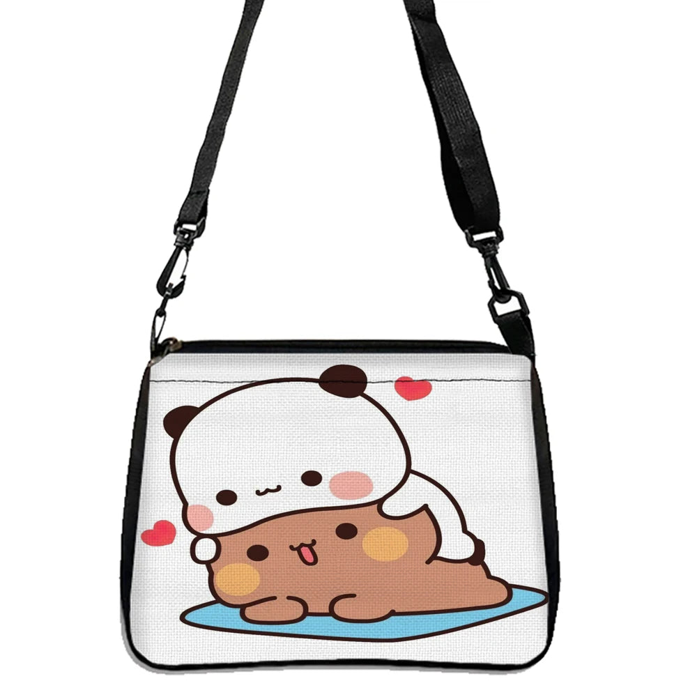 Women Shoulder Bag  Bubu Dudu Print Large Capacity Shopping Bags for Lady Cartoon Grocery Tote Bag Handbags 10.11