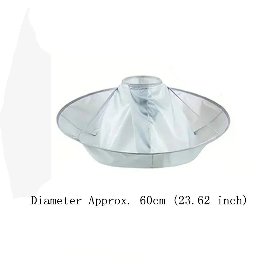 1pc Hair Cutting Cloak Umbrella Design Cover, Suitable For Salon Barber Cutting Cloak Wrap, Foldable Waterproof And Portable