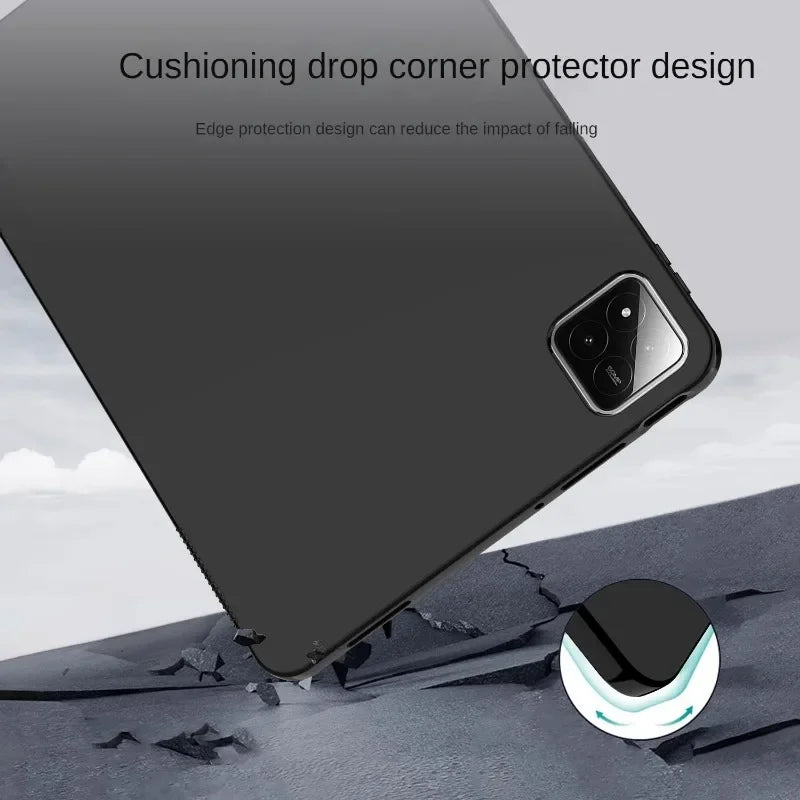 Lightweight Funda for Xiaomi Pad 7 7Pro 11.2inch 2024 6 Pro 11" MIPad 6S Pro12.4" Case Protective Airbag Soft TPU Silicone Cover