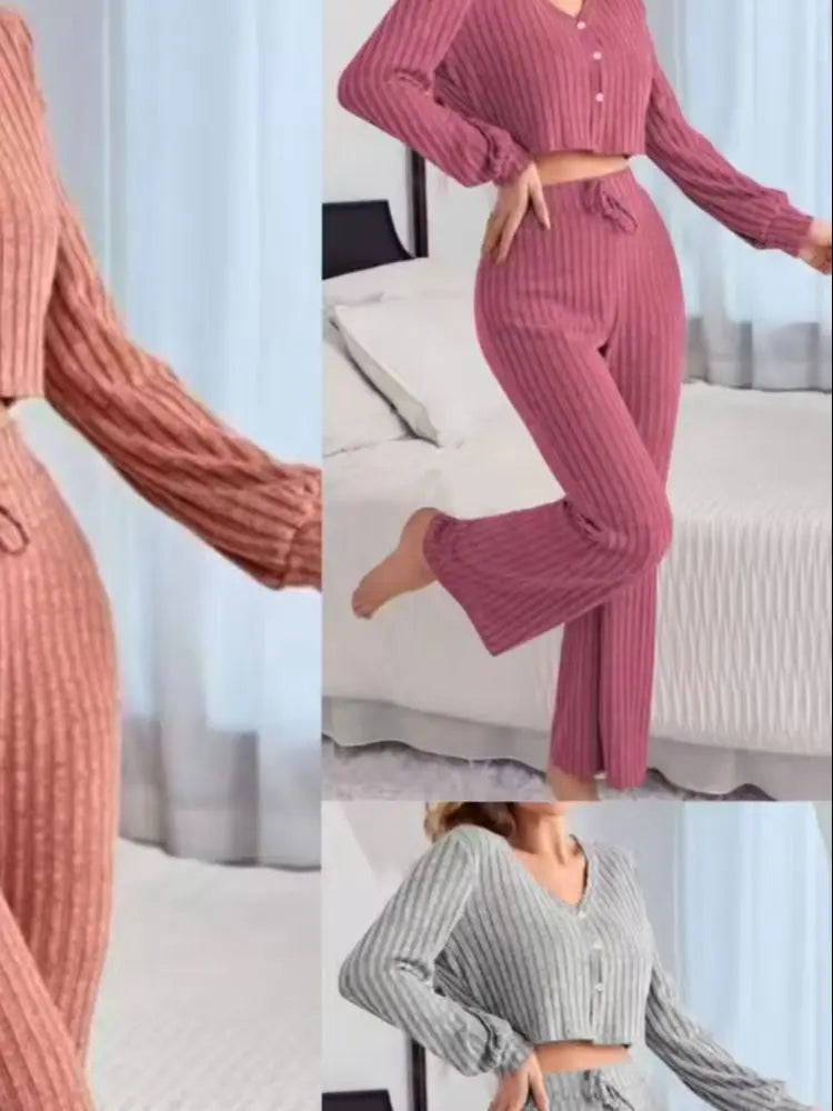 Women Pajama Sets Pijama Pajamas Woman Summer Set Sexy Women Sleepwear for Sleeping Women's Trousers Sleep Lounge Underwear