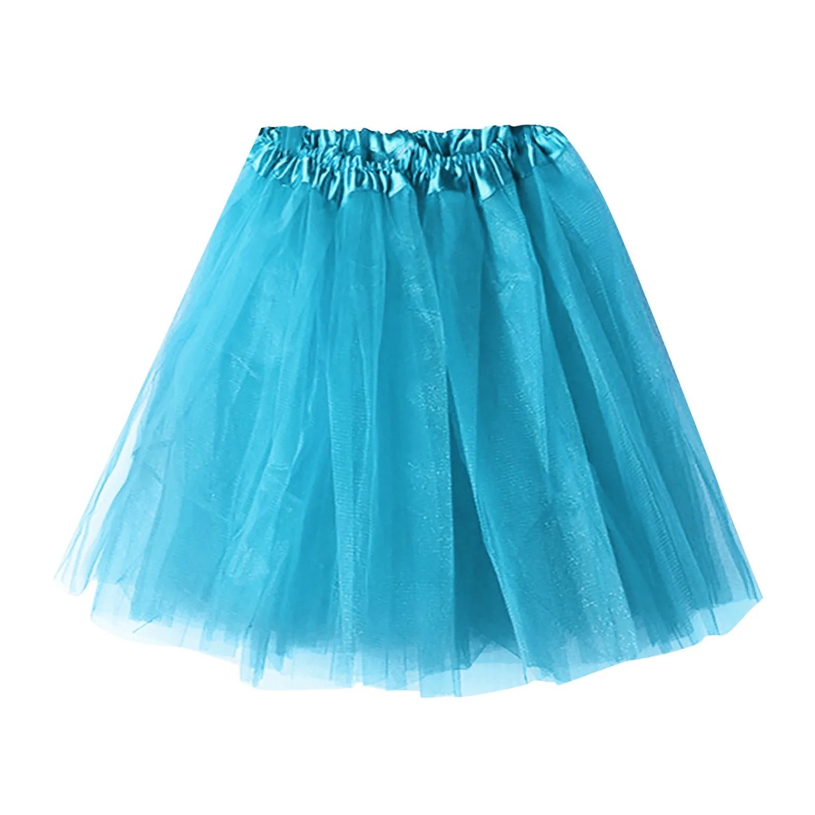 Black White Pleated Skirt Sexy Midi Tulle Skirt High Waist Full Lining Adult Tutu Korean Style Women Jupe Femme Faldas