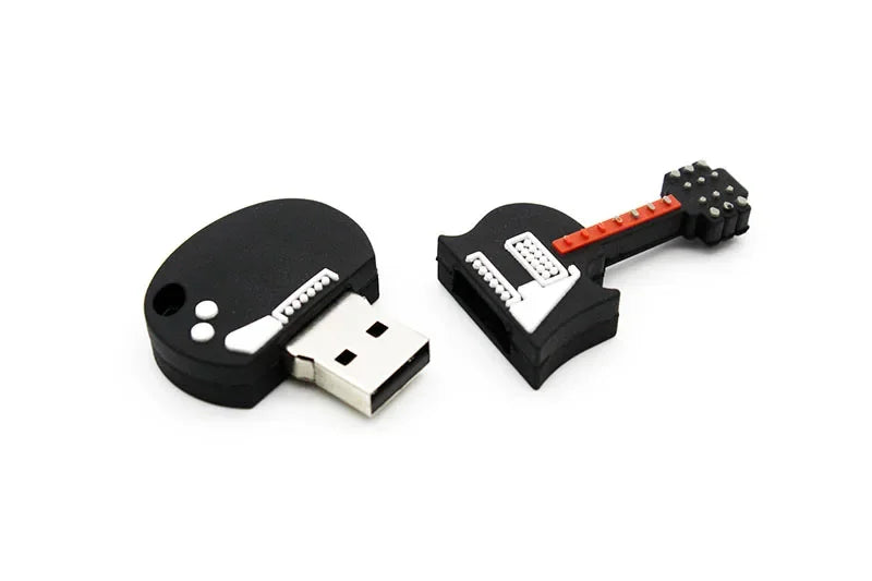 Cartoon Cle Usb Pendrive Guitar Piano Accordion USB Flash Drive  128GB 64GB 32GB 16GB 8GB 4GB USB 2.0 Memoria Stick Pen Drive